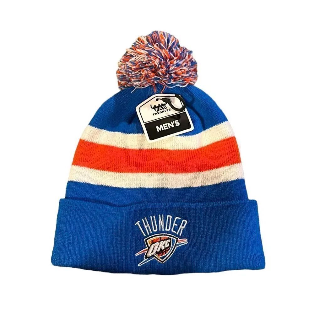 NEW NBA Mens Oklahoma City Thunder Beanie